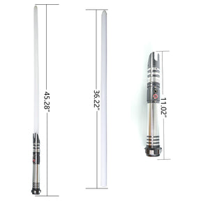 SaberCustom heavy dueling lightsaber fx smooth swing 16 sound fonts infinite color changing NO115