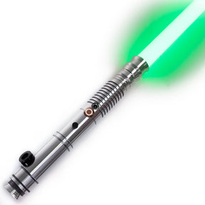 SaberCustom lightsaber 12 sound fonts with convertec wheel to support belt clip infinite color change smooth swing