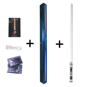 SaberCustom Dueling Bluetooth Lightsaber Neopixel 16 Sound Fonts Infinite Colors Changing with Shell HX003