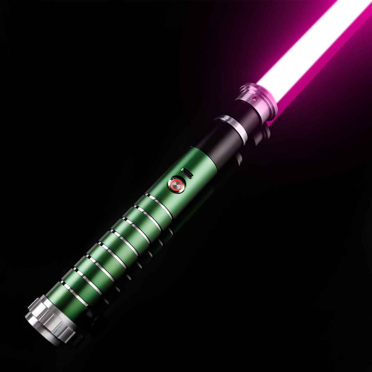 SaberCustom Dueling Bluetooth Lightsaber Neopixel 16 Sound Fonts Infinite Colors Changing with Shell HX004