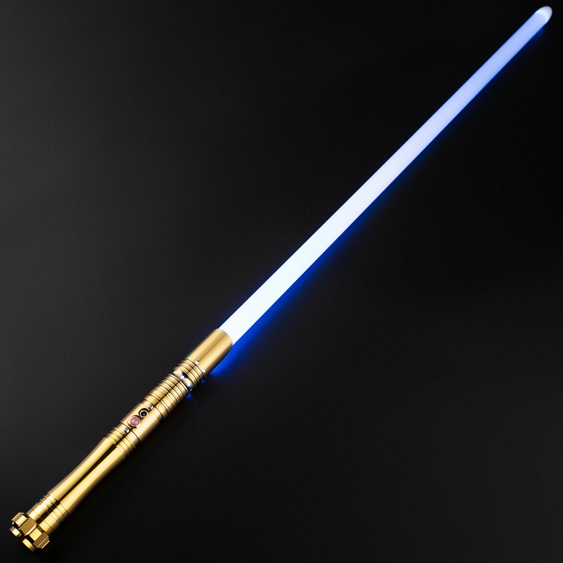 SaberCustom heavy dueling lightsaber fx smooth swing 9 sound fonts infinite color changing gold saber