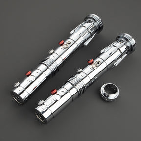 SaberCustom Darth Maul Xenopixel v3 Lightsaber Double Blades Light Saber including 2 handles NO021