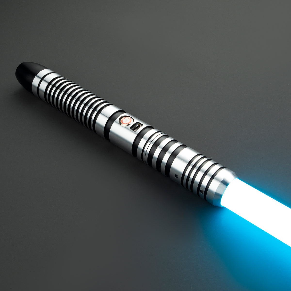 SaberCustom Dueling Bluetooth Lightsaber Neopixel 16 Sound Fonts Infinite Colors Changing with Shell NO114