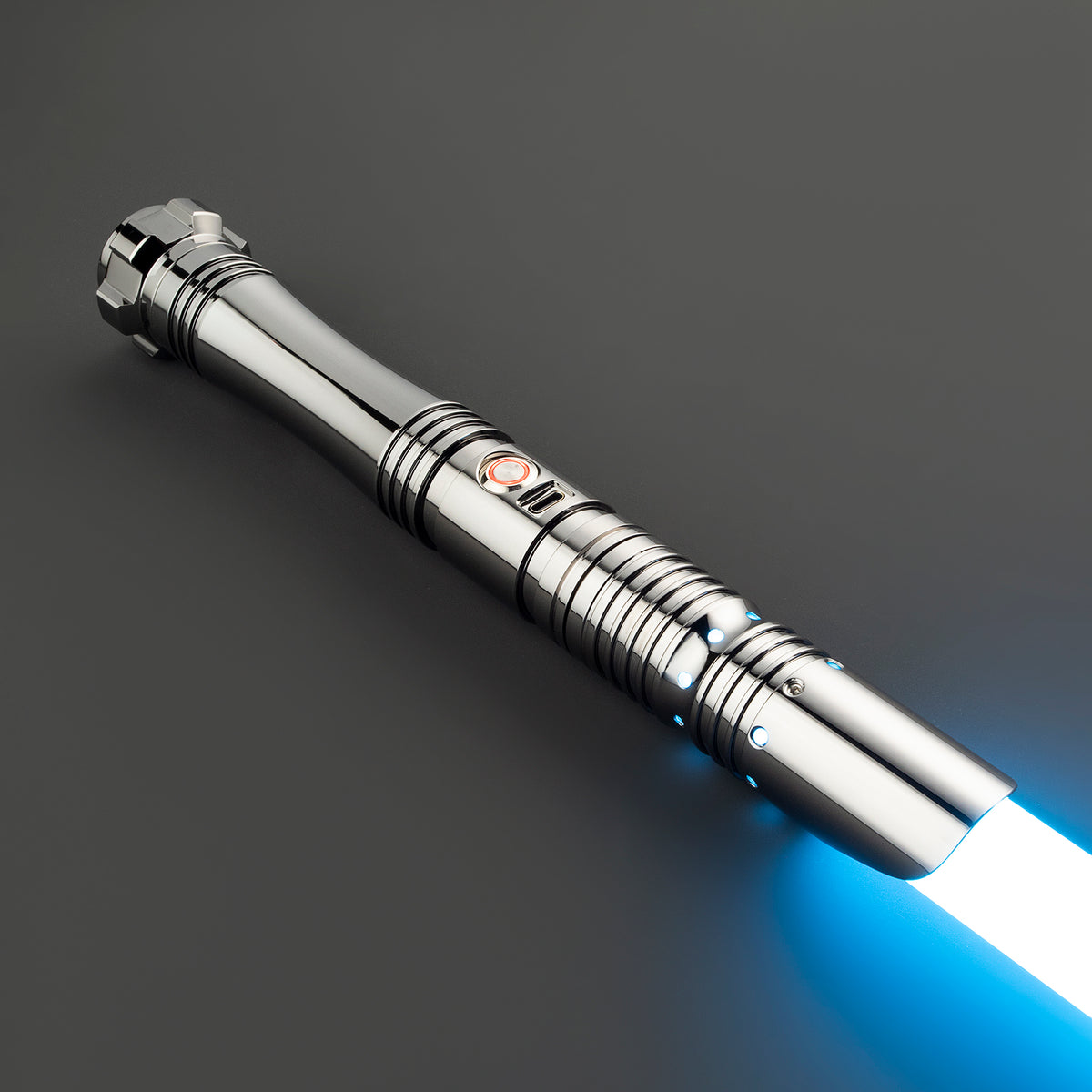 SaberCustom proffie 2.2 dueling lightsaber fx smooth swing infinite color changing black saber